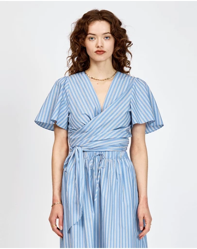 bul - Chal Top Blue Stripe