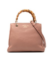 Pre-Loved by Azura Reborn - Pre-Loved Small Calfskin Bamboo Shopper Satchel