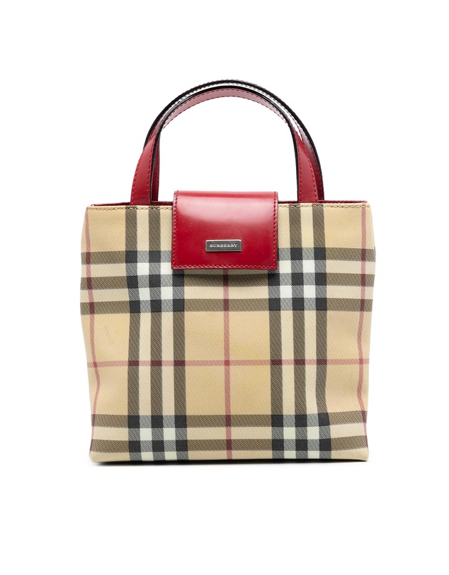 Pre-Loved by Azura Reborn - Pre-Loved House Check Coated Canvas Handbag