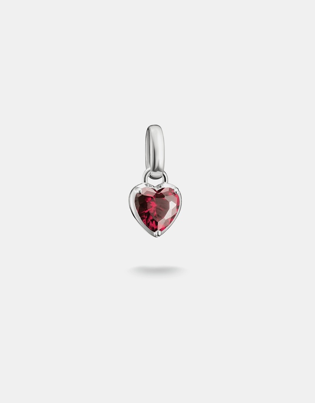 THOMAS SABO - THOMAS SABO Connect Charm Heart Birthstone July