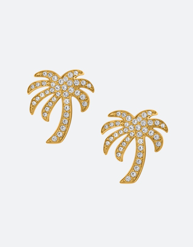 Palm Angels - Segno GP Studded Palm Earrings