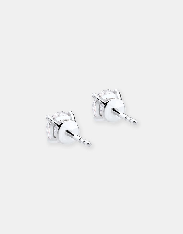 Elli Jewelry - Earrings Classic Crystal 925 Sterling Silver