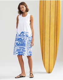 Binny - Blue Crush Mini Dress