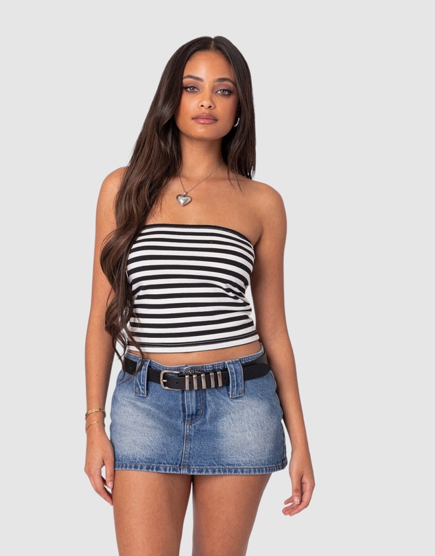 EDIKTED - Alta Striped Tube Top