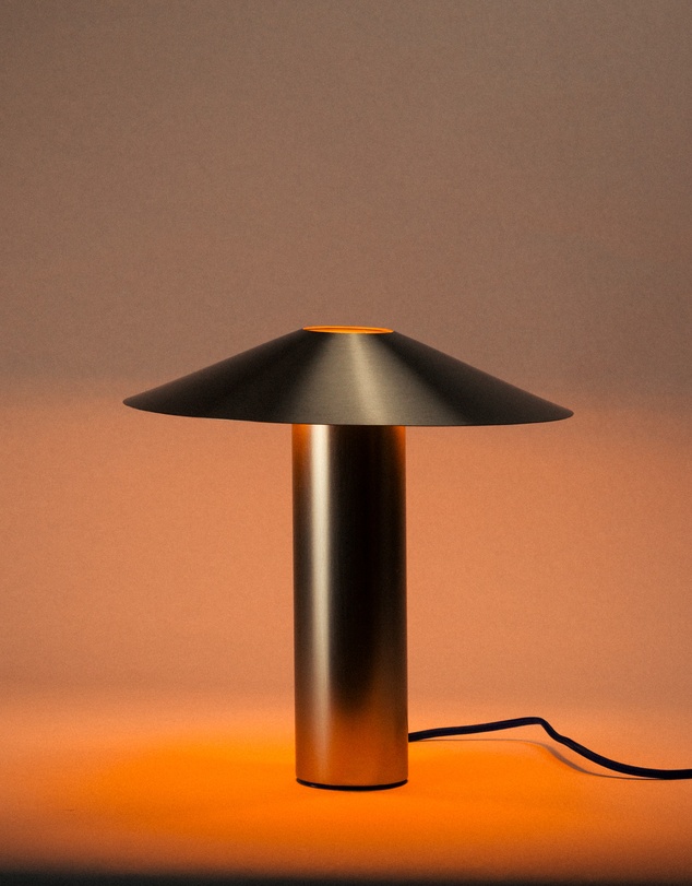 Dennis Did It - Hoist Lamp Brushed Metal