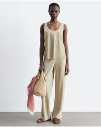 & Other Stories - Drawstring Twill Trousers