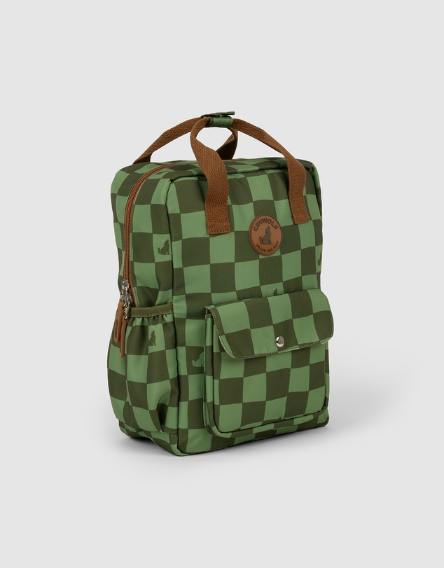 Crywolf - MINI BACKPACK Green Check