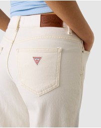 GUESS - GUESS JEANS G11 Wide Leg High-Rise Twisted Jeans
