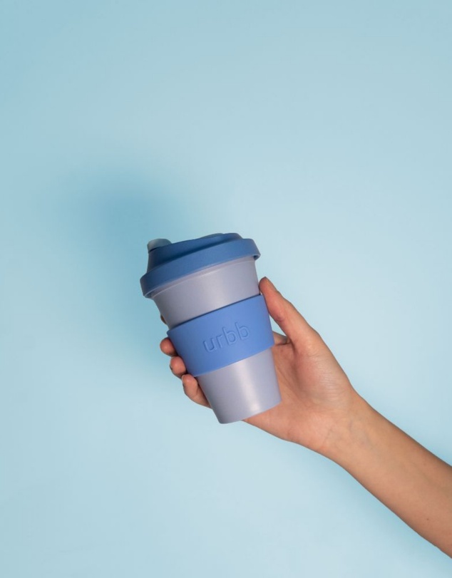 porter green - urbb | biodegradable bamboo coffee cup