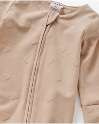Cotton On Kids - Growie Long Sleeve Zip Romper