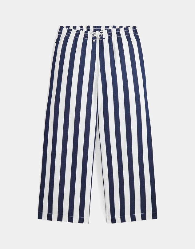 Polo Ralph Lauren - Striped Cotton Dobby Wide-Leg Pants (7YRS-16YRS)