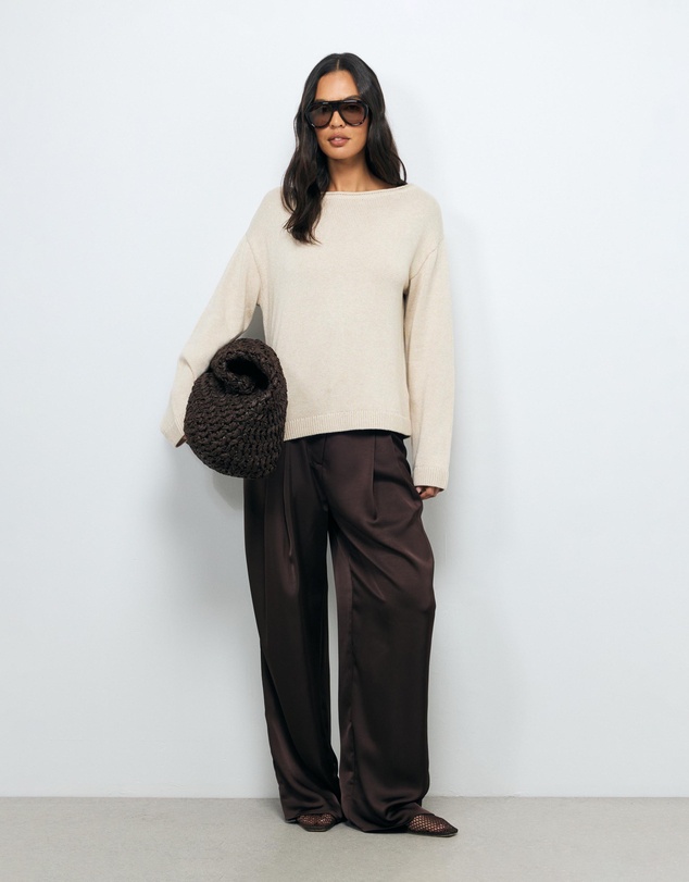 AERE - Nika Cotton Cashmere Knit Jumper