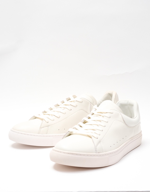 3 Wise Men - 3 Wise Men Nicks White Leather Sneaker