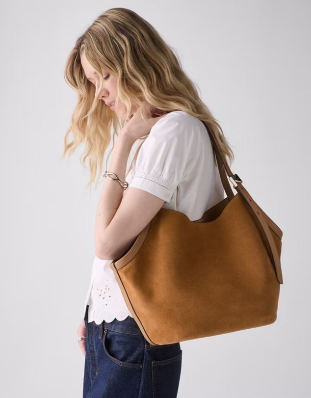 Kate Spade - Deco Suede Tulip Tote Bag