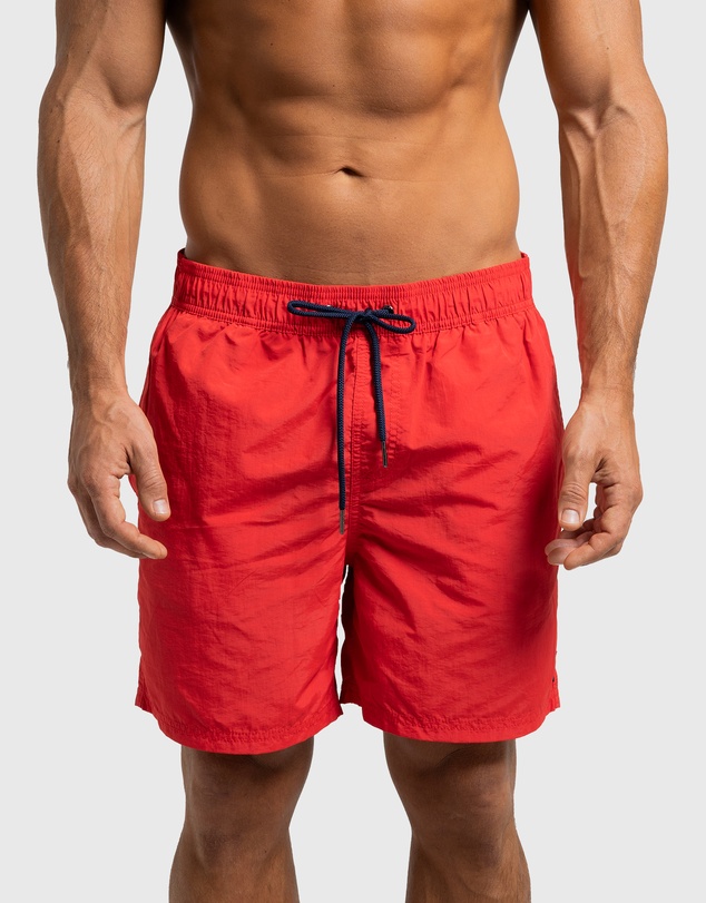 Coast Clothing - Red Swim Shorts