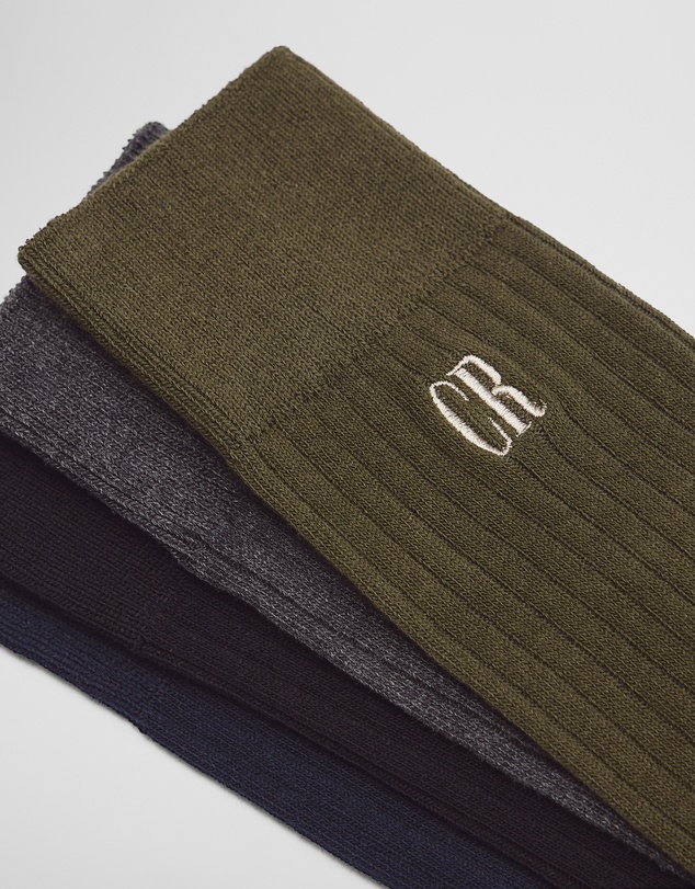 Country Road - Cr Ribbed Crew Sock Pack Of 4