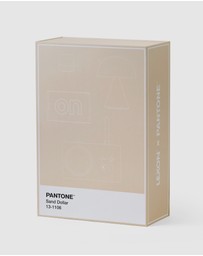 Lexon - Lexon GIFT Set PANTONE - Includes Mino+ Mini Speaker, Flip Classic Clock, Mina M Lamp, Thykho 3 Speaker - Sand