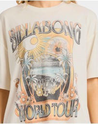 Billabong - Womens Between Night & Day Oversized T-Shirt