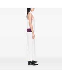 Pre-Loved by Azura Reborn - Pre-Loved Extra Mini Rectangular Lambskin Beaded Single Flap