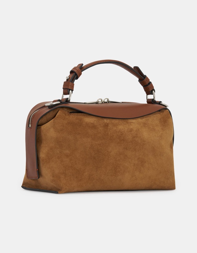 Oroton - Mica Mini Bowler Suede