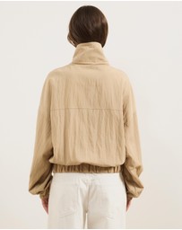 Atmos&Here - Elsie Lightweight Funnel Neck Track Jacket