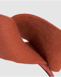 Max Alexander - Felt Rust Spiral Fascinator