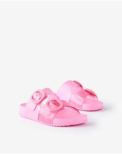 Cotton On Kids - Kids Double Buckle Jelly Slide