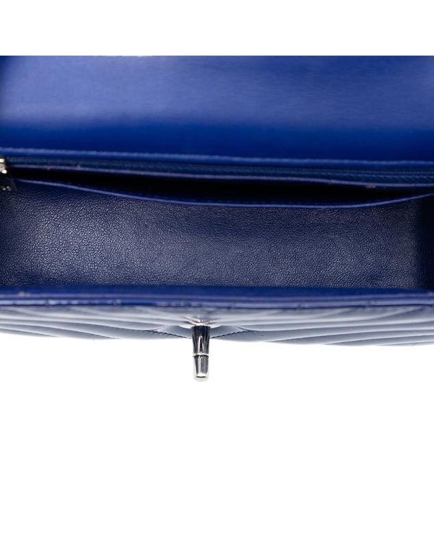 Pre-Loved by Azura Reborn - Pre-Loved Mini Rectangular Classic Chevron Patent Single Flap