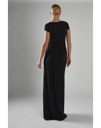 Glamorous - Square Neck Ruched Maxi Dress