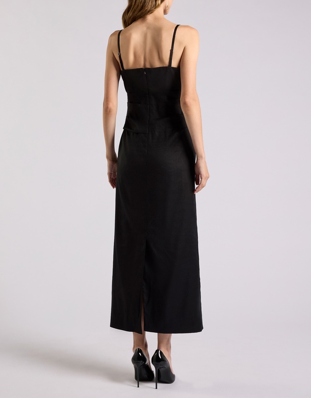 David Lawrence - Arwen Strapless Linen Dress