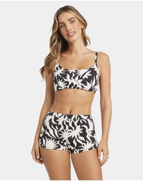 Billabong - Womens By My Side Palma Short Bikini Bottom