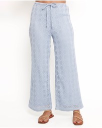 Petal & Pup - Cora Knit Pant - Blue