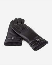 Ozwear Connection Uggs - Ugg Mens Silver Stud Tab Glove (Touch Screen)