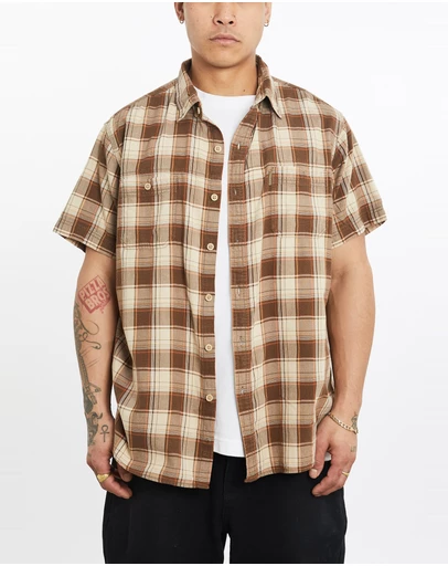 Vintage by The Real Deal - Pre Loved - Vintage G.H. Bass & Co. Short Sleeve Button Up Shirt
