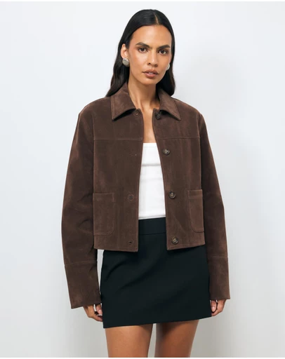 AERE - Anders Suede Look Jacket