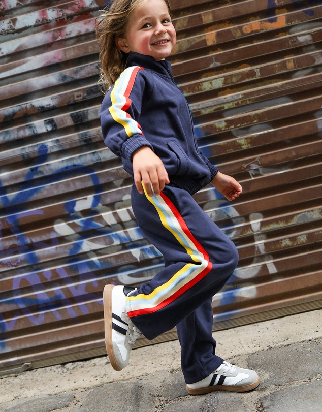 Rock Your Kid - Fuelled By Thunder Vinnie Wide Leg Track Pant
