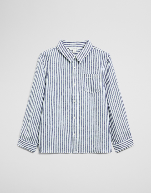 Country Road - Teen Long Sleeve Linen Shirt