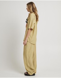 Subtitled - Indra Crinkle Oversized Shirt