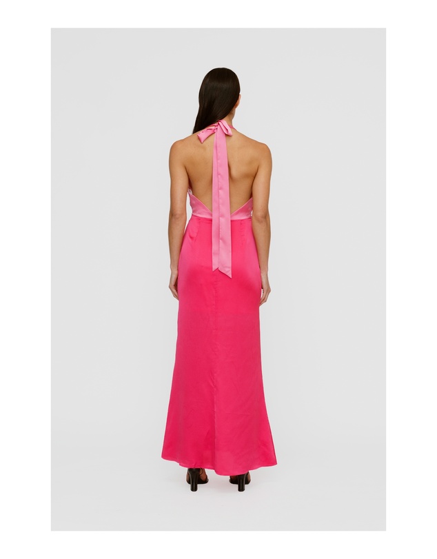 The Wolf Gang - Oahu Slip Dress - Hot Pink