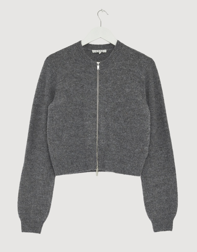 Revibe - Repaired AERE Maely Knit Bomber Cardigan - AU 10