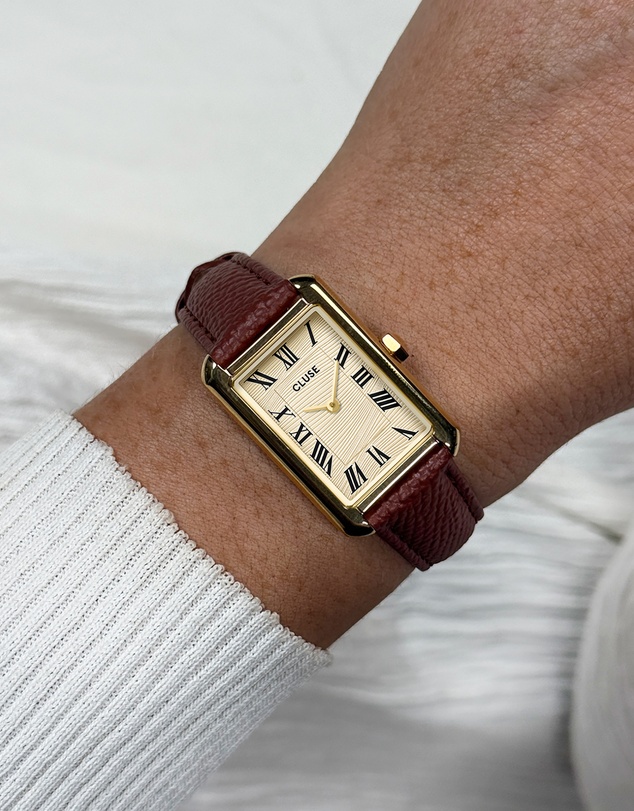 Cluse - Belisenna Watch Leather, Brown Leather, Gold Colour