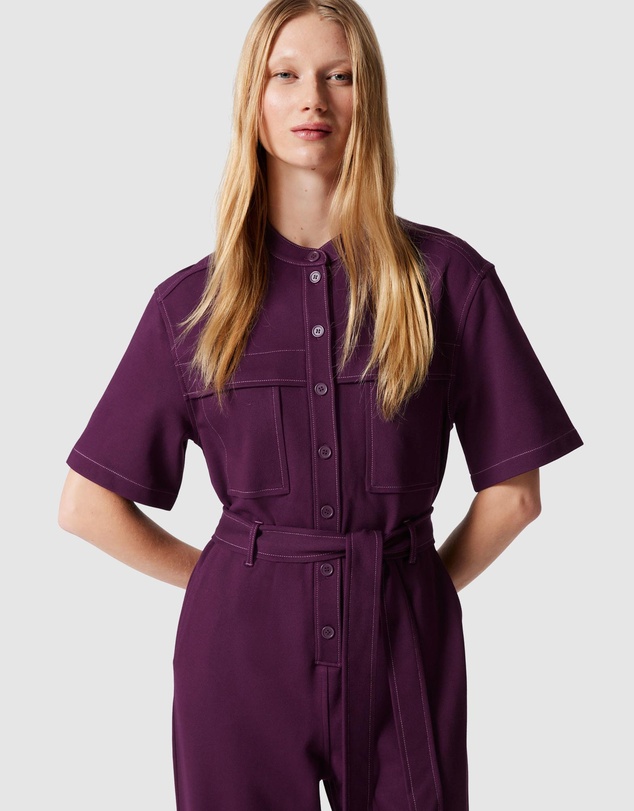 & Other Stories - Short-Sleeve Utility Jumpsuit