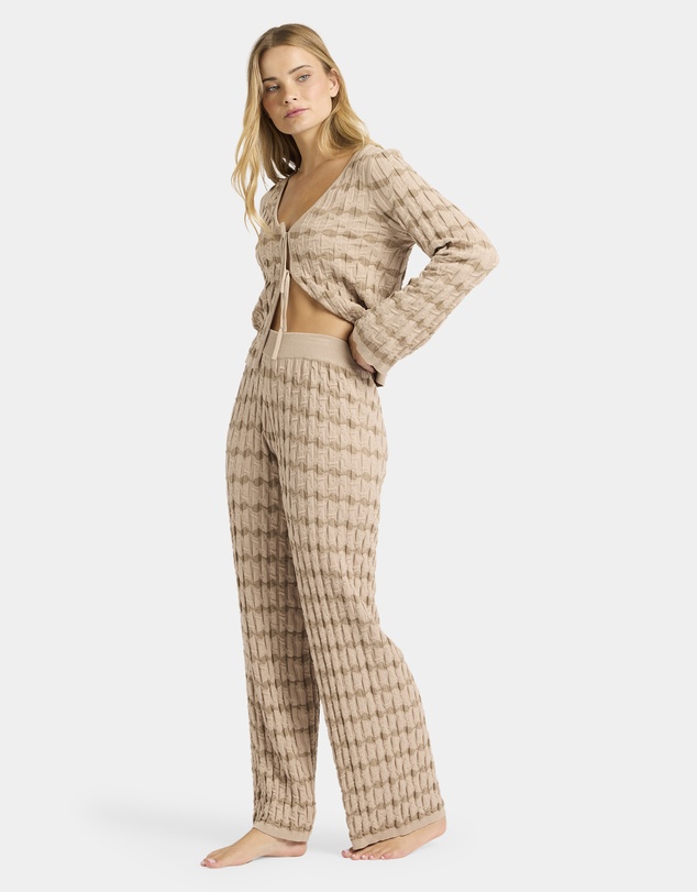 Billabong - Womens Bubble Tides Elastic Waist Knitted Pants