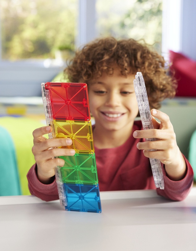 Magna-Tiles - MAGNA-TILES - Rail Racers - 33 Piece