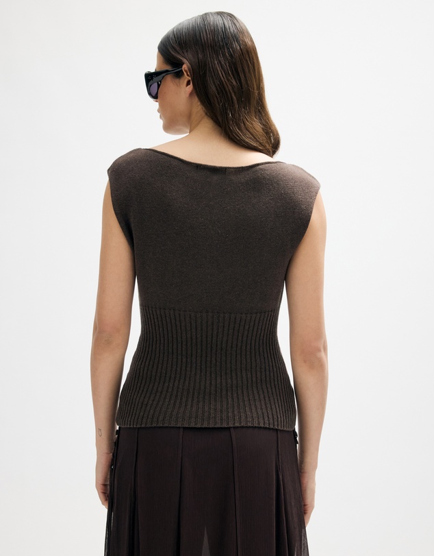 Minima Esenciales - Lilo Cotton Cashmere Blend Knit Top