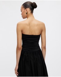 Minima Esenciales - Gracen Bubble Hem Midi Dress