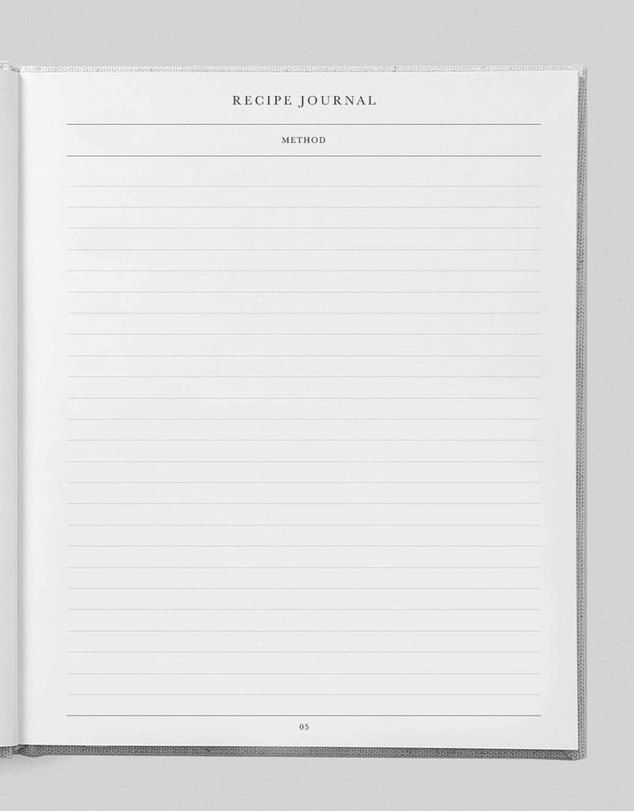 Write to Me - Recipes Journal