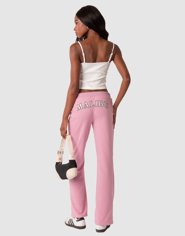 EDIKTED - Malibu Straight Flared Sweatpants