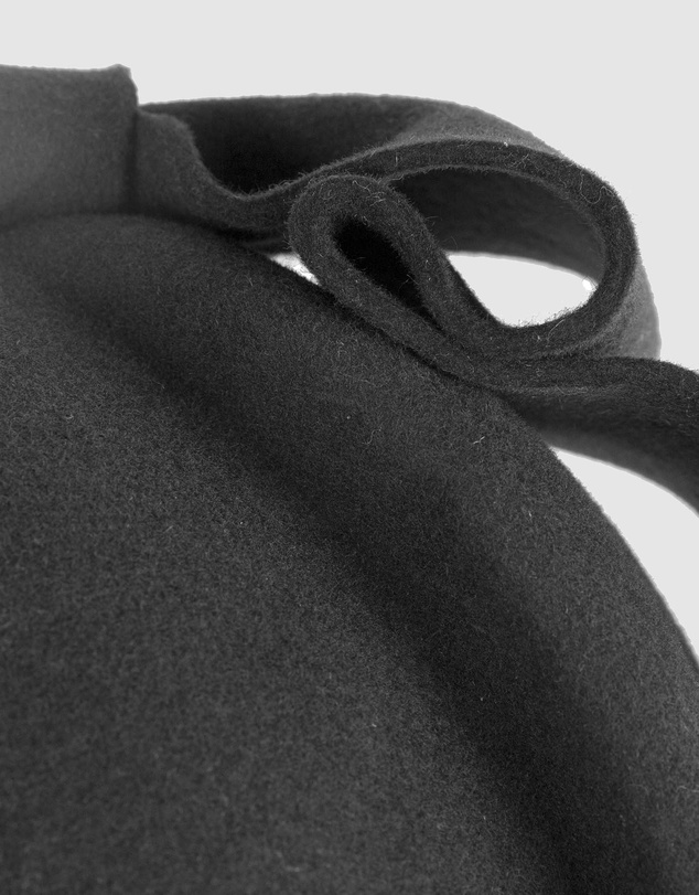 Max Alexander - Felt Black Pillbox Hat