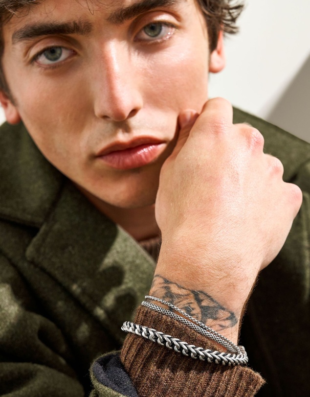 Skagen - Tov Mesh Silver Tone Bracelet